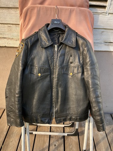 Ancienne veste blouson cuir - ancienne,