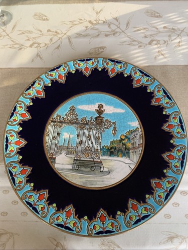 Grand plat émaux longwy - plat,