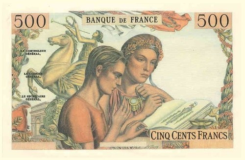 500 francs rêverie - 500, un