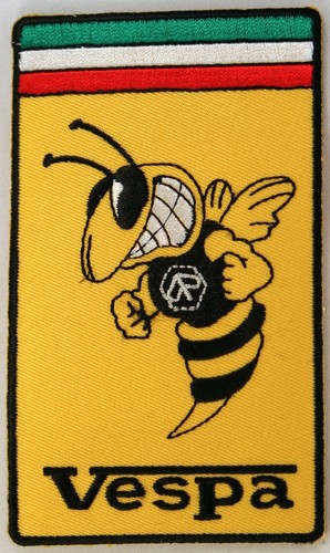 Vespa embroidered iron - vespa,