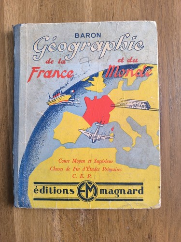 Ancien livre scolaire - scolaire, de