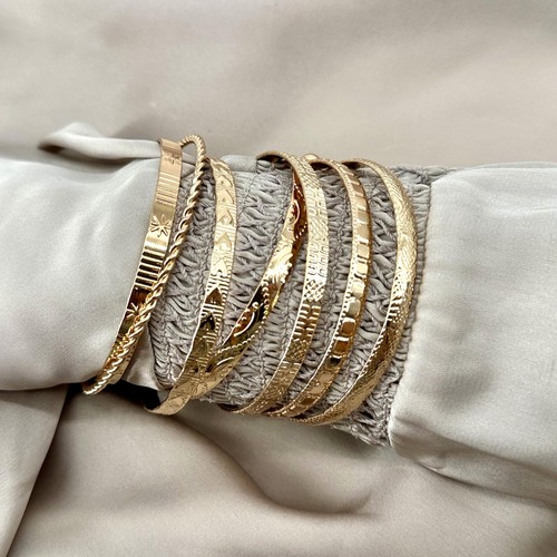 Bracelet semainier joncs - bracelet,