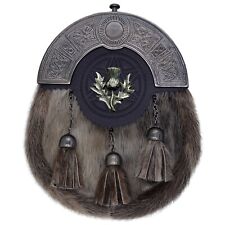 Te Écossais Kilt Sporran Cuir