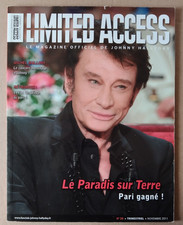 livre  Johnny Hallyday "LIMITED ACCES"  tb etat