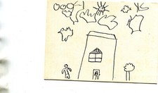 Children's drawing card from the Library of PUGET CITY