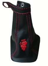 Alfa Romeo 156 2nd Series Custom Genuine Black Leather Gear Lever Headphone