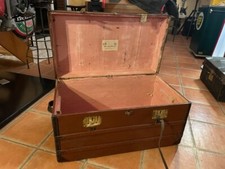 Malle de voyage entoillée