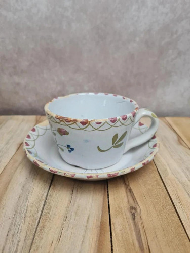 Tasse sous ancienne - et,