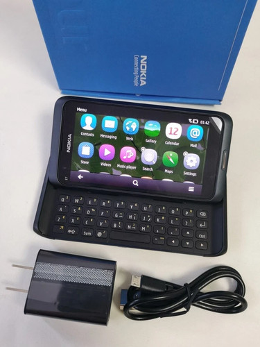 Nokia silver black - e7-00, 3g
