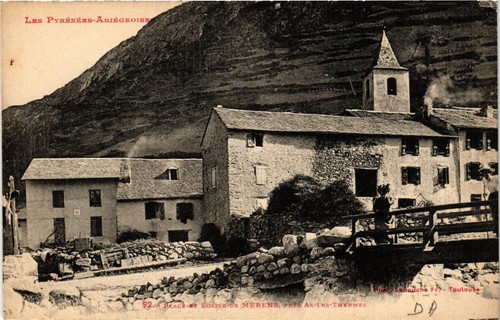 Cpa place église - et, de
