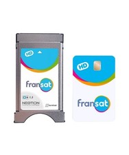 Module Fransat TV satellite Neotion CI+ 1.3 HD + carte Fransat PC7 HD valable 4 