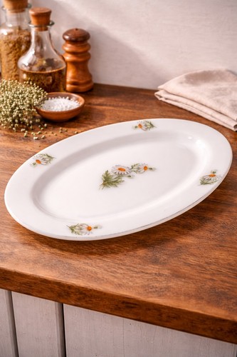 Plat service ovale - service,