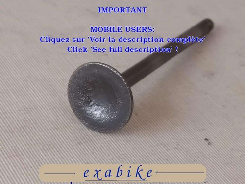 Soupape echappement pour honda - soupape,