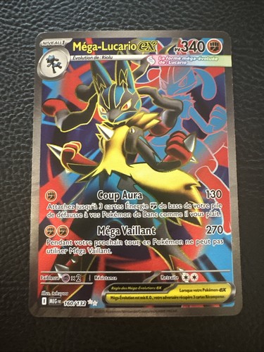 Carte pokemon mega lucario - pokemon, ex