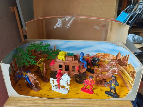 Lot soldats cowboys diligence - lot,