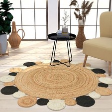Salon Tapis Rond Poils Ras