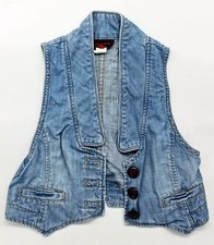 Original Jeans Design Gilet De Catimini Taille 6 Ans 110 116 Bleu Denim