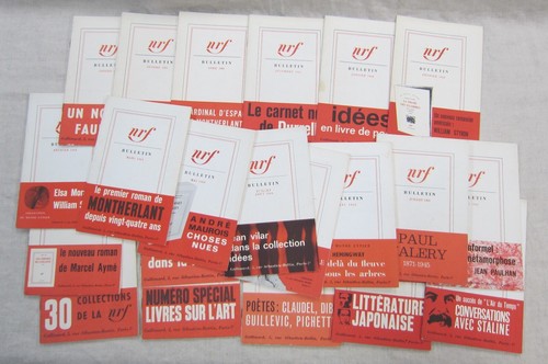 Lot bulletins nrf gallimard - lot,
