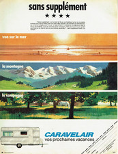 Publicité Advertising  0822 1975  Caravane Caravelair  vos prochaines vacances