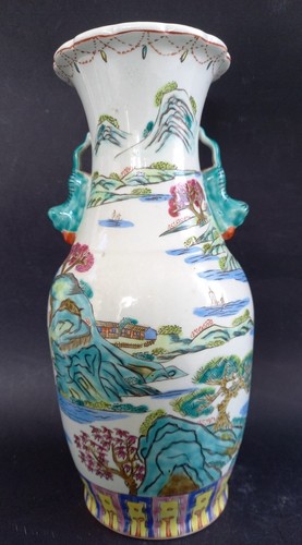Vase balustre chinois - vase, famille