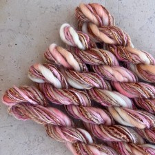 Pink Art Yarn Mixed Fibre