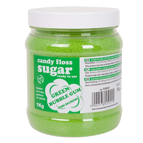 Barbe papa verte saveur - barbe,