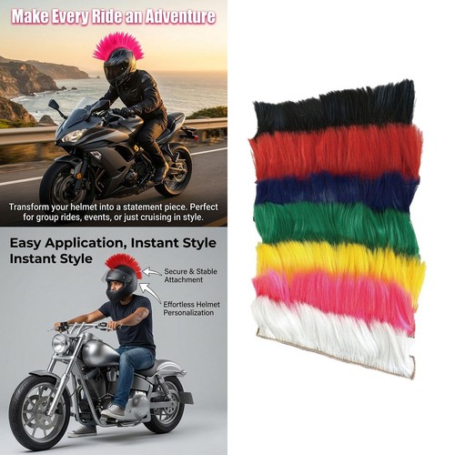 Perruque casque moto - perruque,