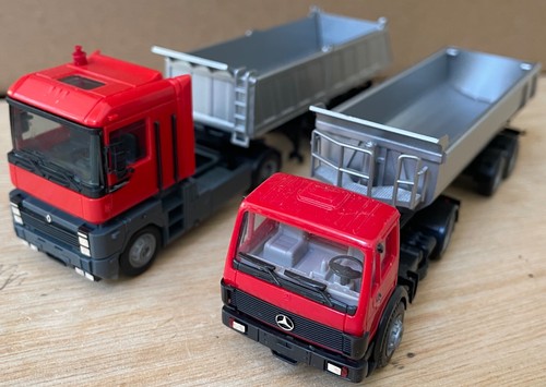 Herpa camions benne rouge - herpa,