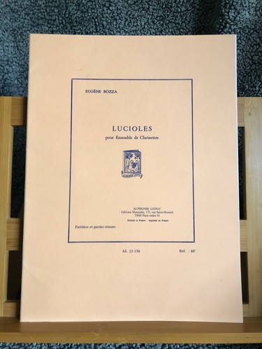 Eugène bozza lucioles pour - bozza,