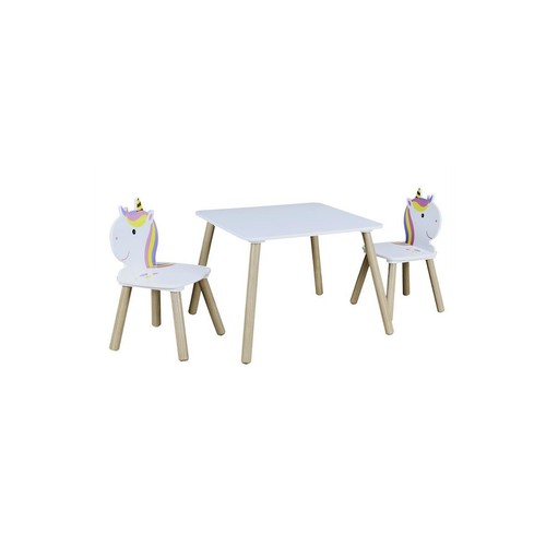 Table chaises enfant - table,