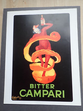 Petite Affiche Ancienne Publicité Alcool Bitter Campari Léonetto Cappiello 1921