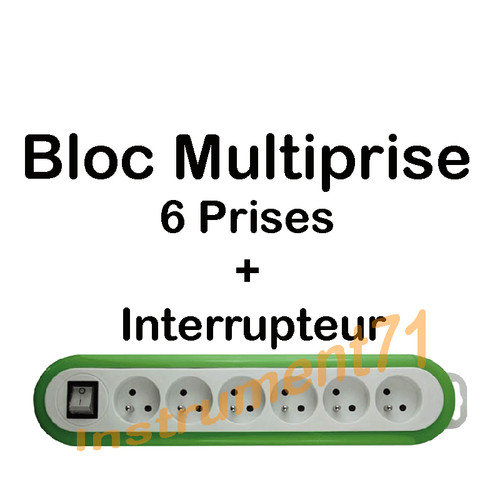 Bloc multiprise prises avec - multiprise, 6
