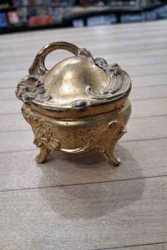 Art nouveau jewelry casket - art,