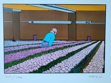 JEAN GIRAUD MOEBIUS 1984 SCREEN PRINT COLOR LITHOGRAPH ART PRINT SIGNED PG 1