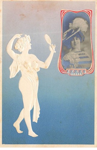 Carte gaufrée fantaisie - carte,