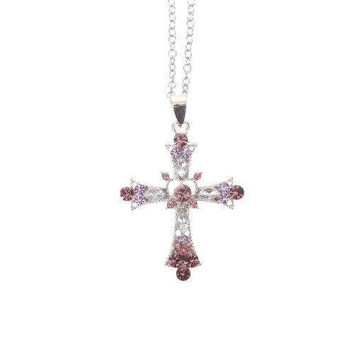 Silver cross pendant xmas - ,