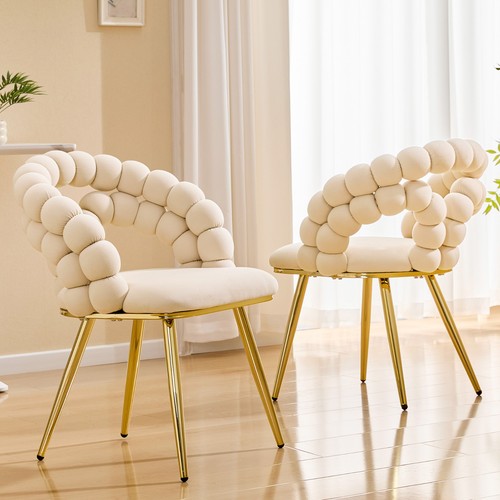 Velvet dining chairs set - velvet,