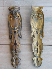 2 ancienne DECORATION colonne