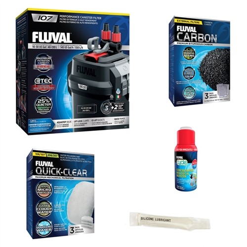 Fluval 107 canister - 107, &