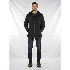 Alcott Gilet Homme Noir M Hiver Imperméable Avec Capuchon Sac Zip