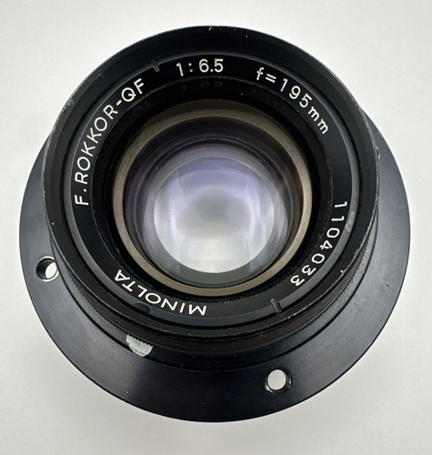 Minolta rokkor 195mm f6 5 - f, qf