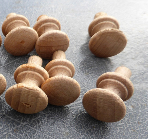 Petits boutons bois tournés - boutons,