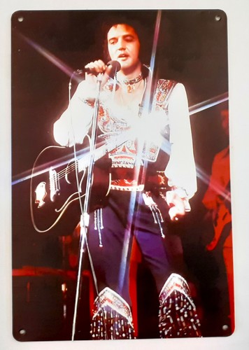 Plaque metal elvis presley - plaque, presley-