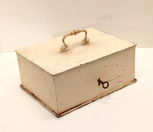 Ancien coffre fort portatif - ancien, en
