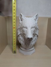 Buste tête de loup - Figurine