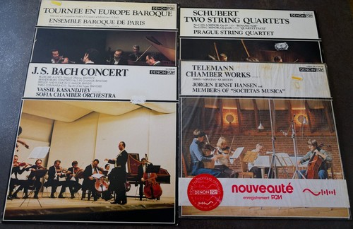 Vinyles denon pcm - pcm, bach
