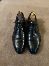 chaussure en crocodile véritable fait main taille 9 UK/43 Eu Castellod'Oro
