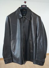 COSTUME NATIONAL HOMME - Men - Size 50 - Black Leather Jacket With Buttons
