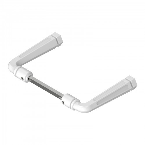 Poignée double aluminium - -,
