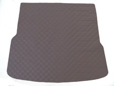 Matelassé Cuir éco MARRON Tapis coffre pour Toyota Highlander IV Hybrid SUV 2021